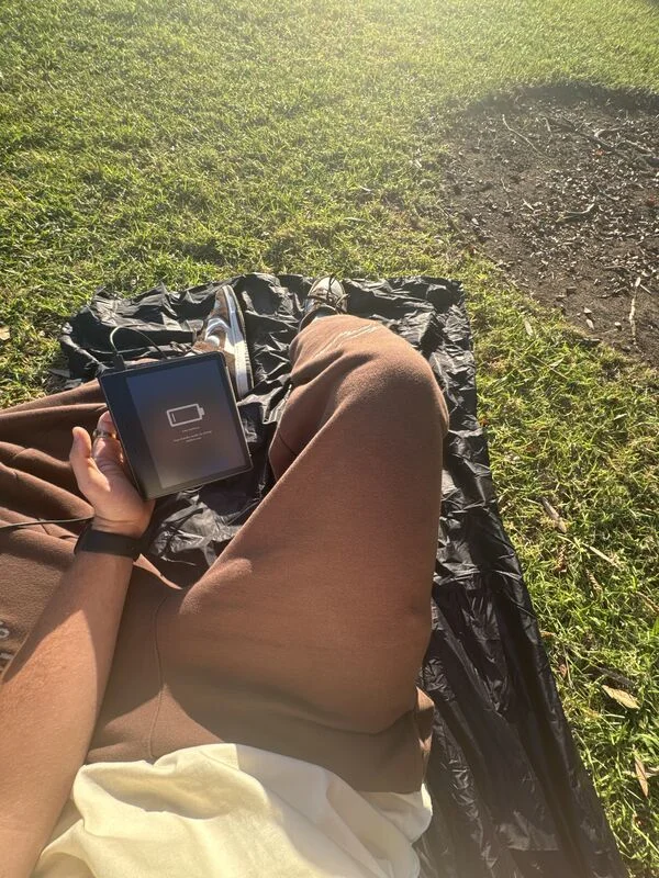 My well-used Kindle